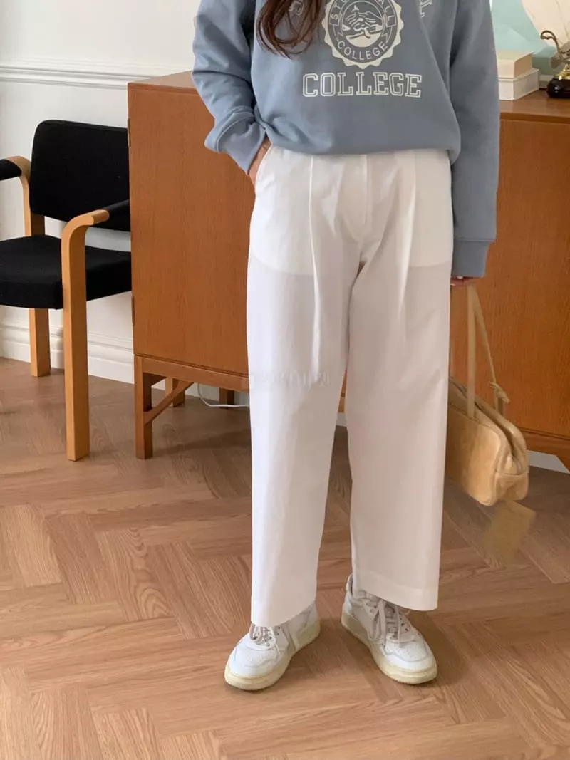 Loringrei - Korean Women Fashion - #momslook - Bijou Pintuck Pants - 7