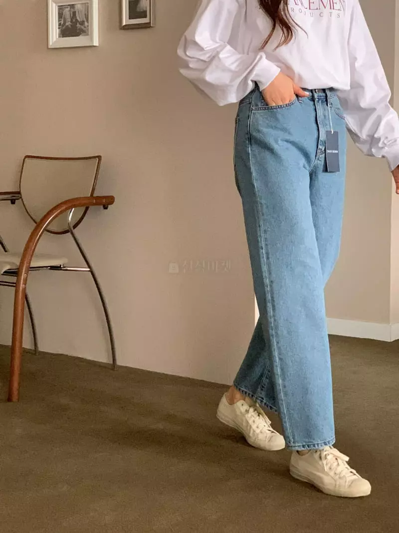 Loringrei - Korean Women Fashion - #womensfashion - Glan Jeans - 4