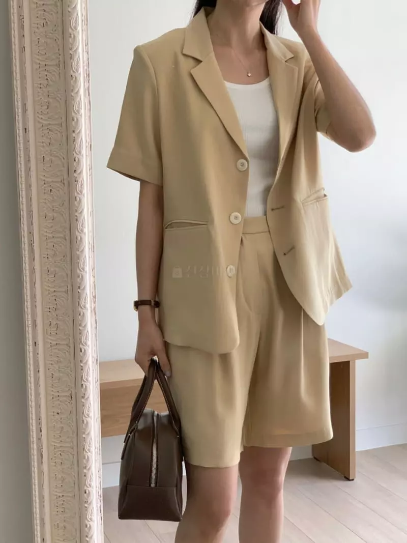 Loringrei - Korean Women Fashion - #momslook - Basic Jacket - 12