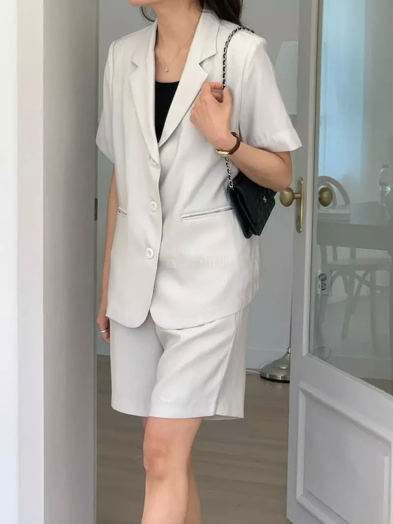 Loringrei - Korean Women Fashion - #momslook - Basic Jacket - 8