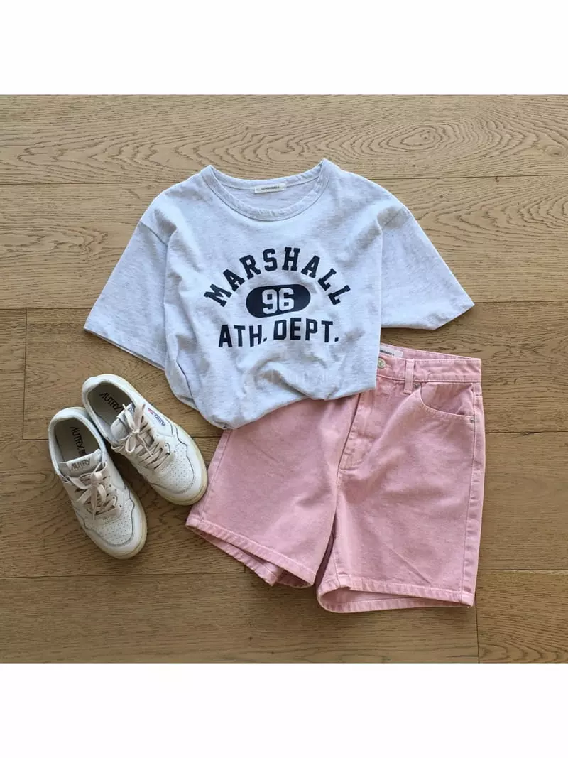 Loringrei - Korean Women Fashion - #restrostyle - Mashell Paint Tee - 5