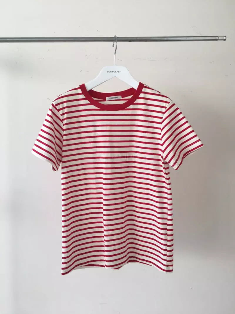 Loringrei - Korean Women Fashion - #shopsmall - Stripe Hera Tee - 4