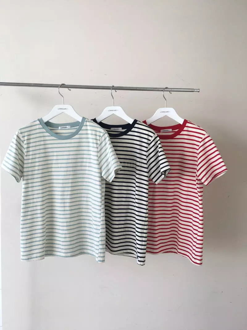 Loringrei - Korean Women Fashion - #thelittlethings - Stripe Hera Tee - 5