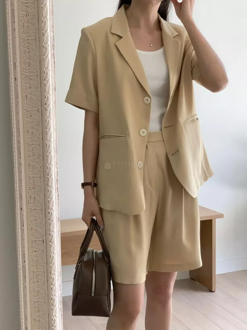 Loringrei - Korean Women Fashion - #thelittlethings - Basic Jacket - 3