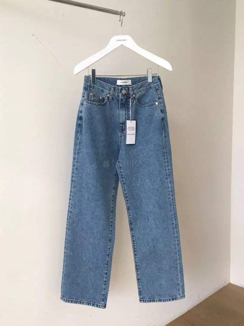Loringrei - Korean Women Fashion - #womensfashion - Chalic Glan Jeans - 2