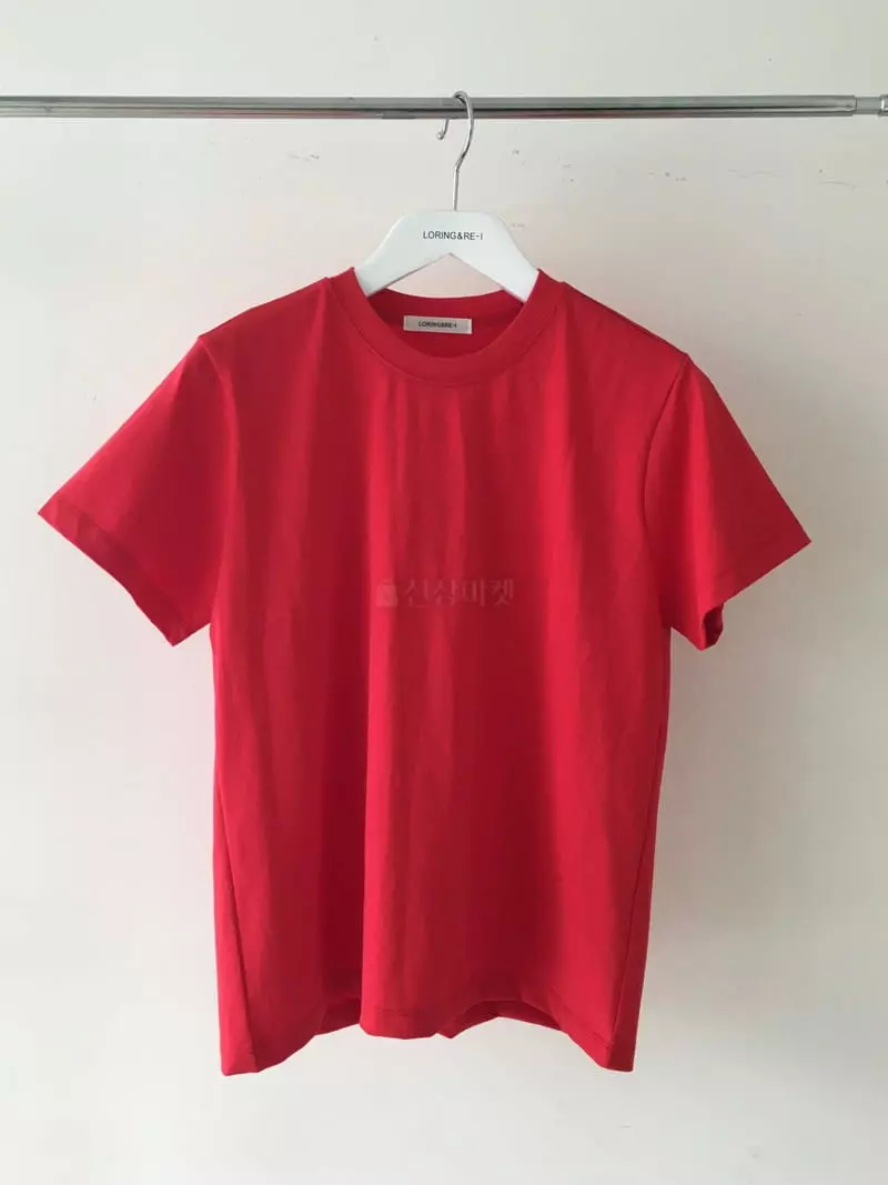 Loringrei - Korean Women Fashion - #womensfashion - Cozy Short Sleeves Tee - 3