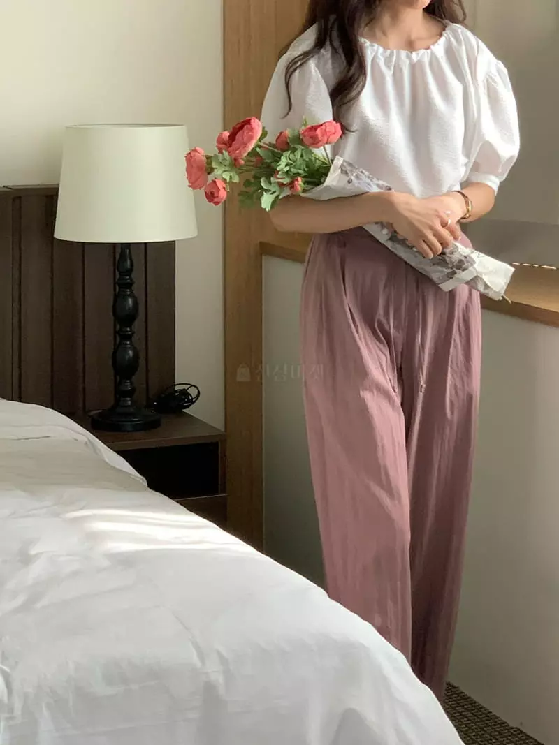 Loringrei - Korean Women Fashion - #momslook - Merry Pants - 4