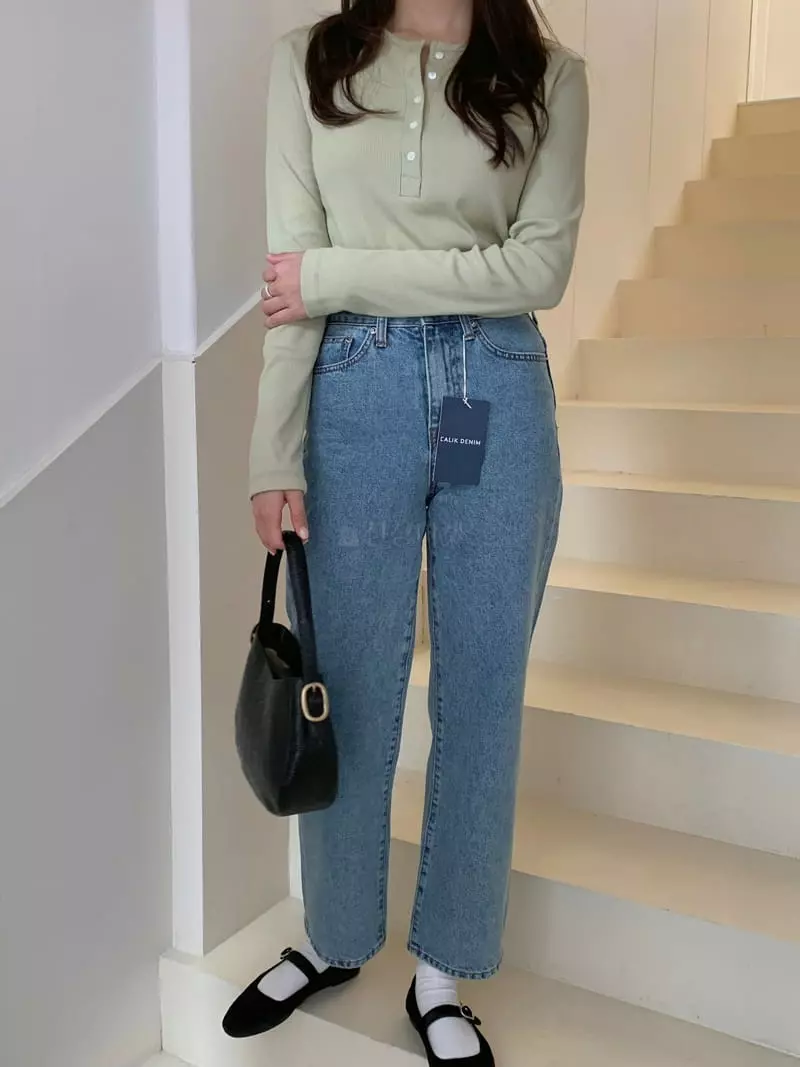 Loringrei - Korean Women Fashion - #womensfashion - Glan Jeans