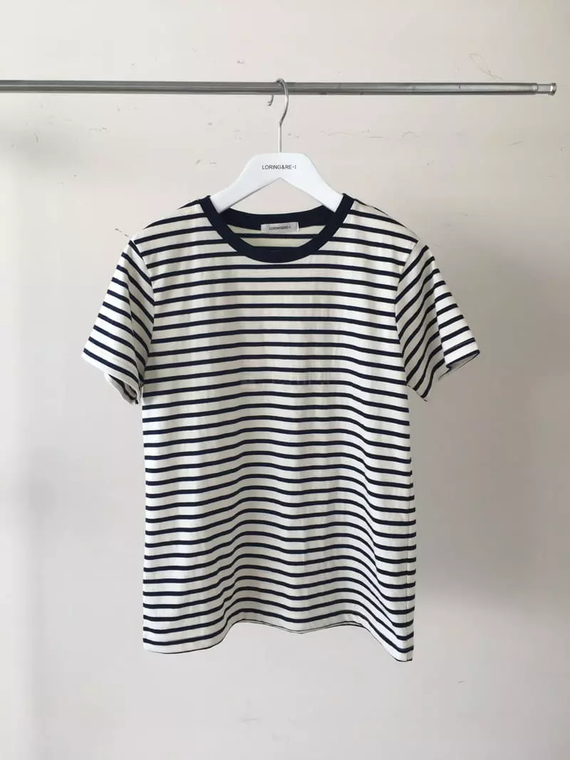 Loringrei - Korean Women Fashion - #womensfashion - Stripe Hera Tee - 7