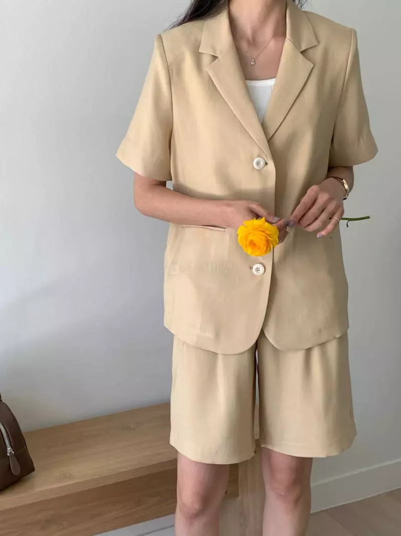 Loringrei - Korean Women Fashion - #womensfashion - Basic Jacket - 11
