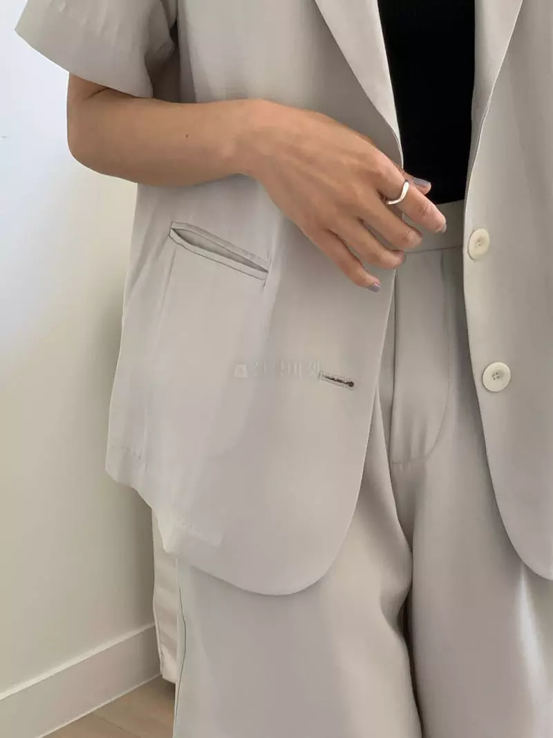 Loringrei - Korean Women Fashion - #womensfashion - Basic Jacket - 7