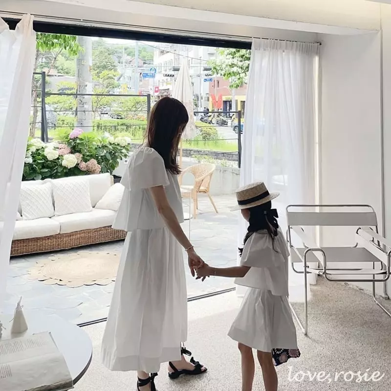 Love Rosie - Korean Children Fashion - #Kfashion4kids - Pure Small Princess Skirt Top Bottom Set