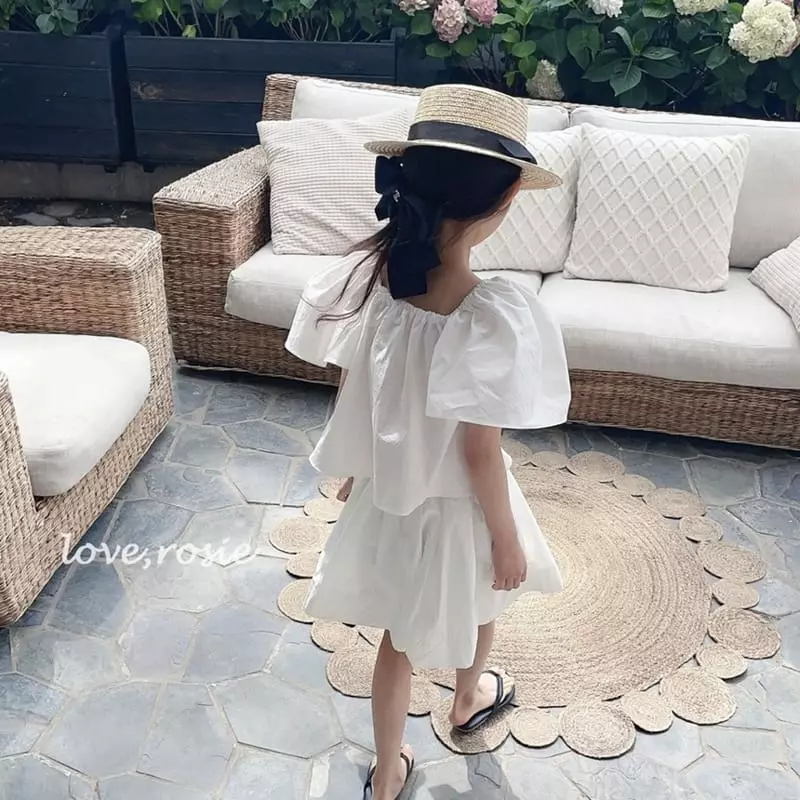 Love Rosie - Korean Children Fashion - #discoveringself - Pure Small Princess Skirt Top Bottom Set - 10