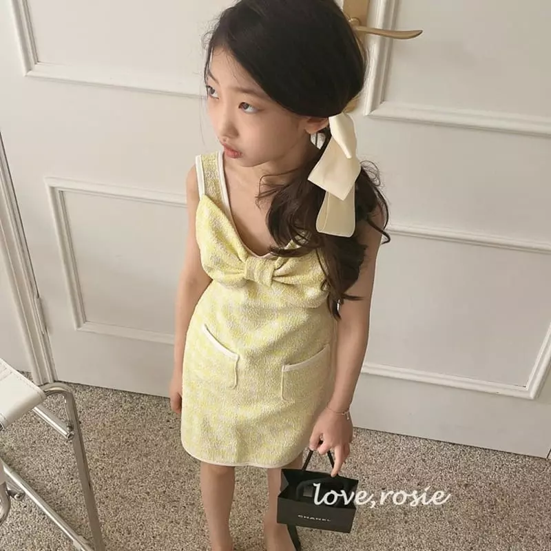 Love Rosie - Korean Children Fashion - #discoveringself - Big Ribbon Cocomi One-piece - 7