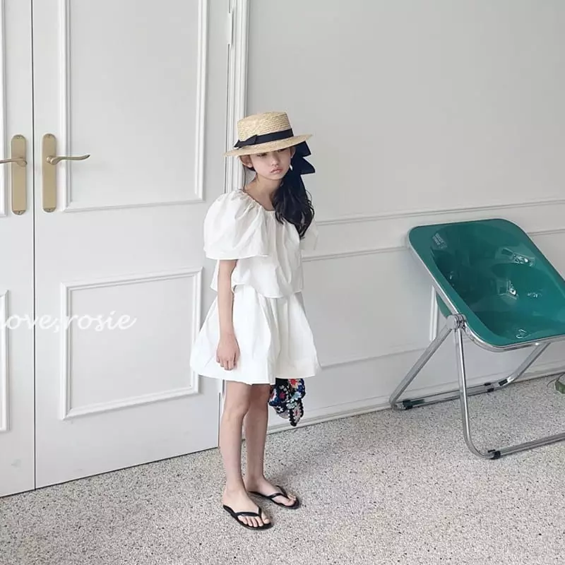 Love Rosie - Korean Children Fashion - #fashionkids - Pure Small Princess Skirt Top Bottom Set - 11