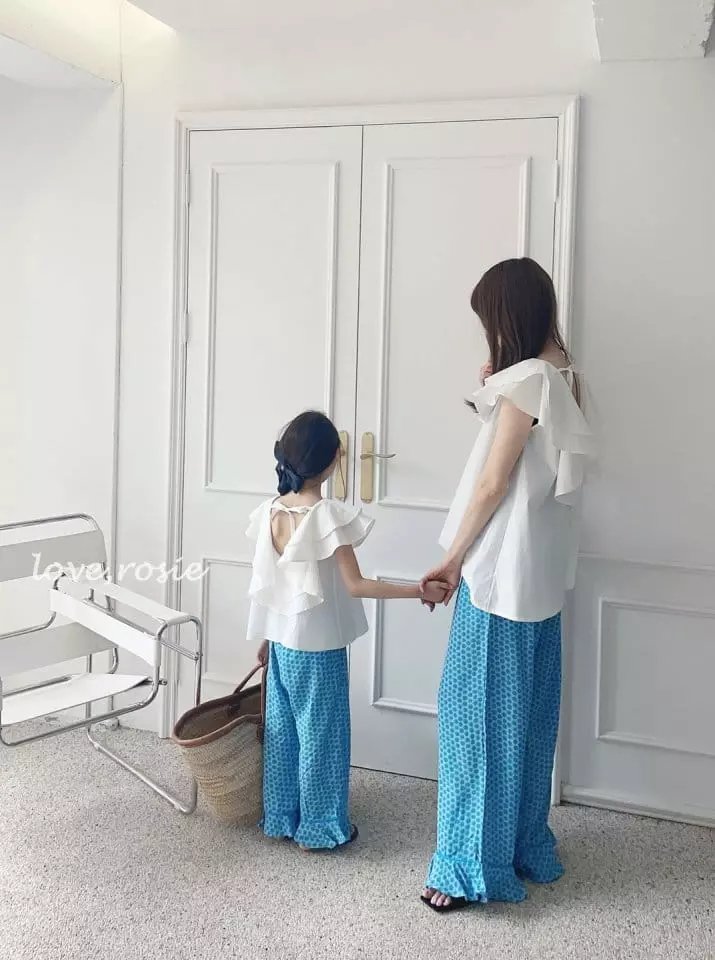 Love Rosie - Korean Children Fashion - #fashionkids - Emma Frill Blouse with Mom - 10