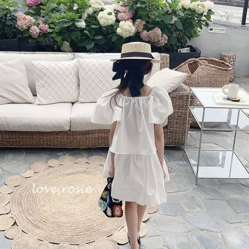 Love Rosie - Korean Children Fashion - #kidsshorts - Pure Small Princess Skirt Top Bottom Set - 12