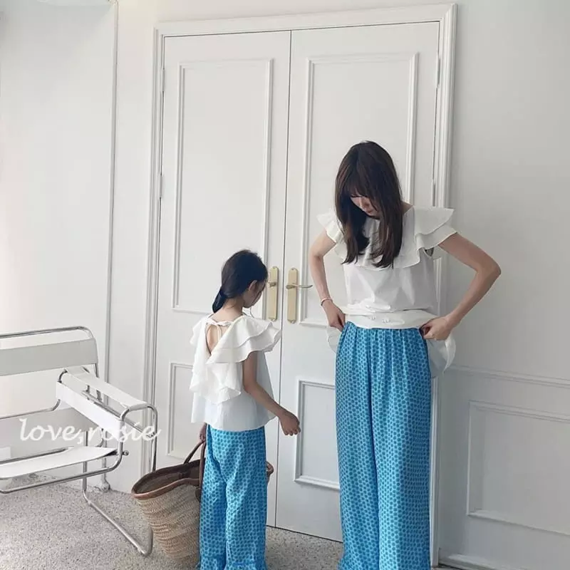 Love Rosie - Korean Children Fashion - #prettylittlegirls - Everyday Wide Pants with Mom - 3