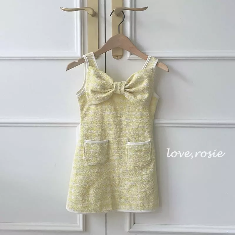 Love Rosie - Korean Children Fashion - #prettylittlegirls - Big Ribbon Cocomi One-piece - 2