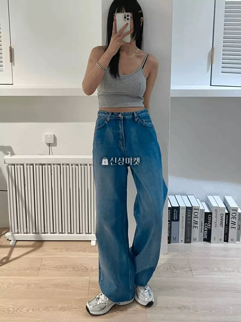 Lovemoment - Korean Women Fashion - #momslook - All Brush Jeans