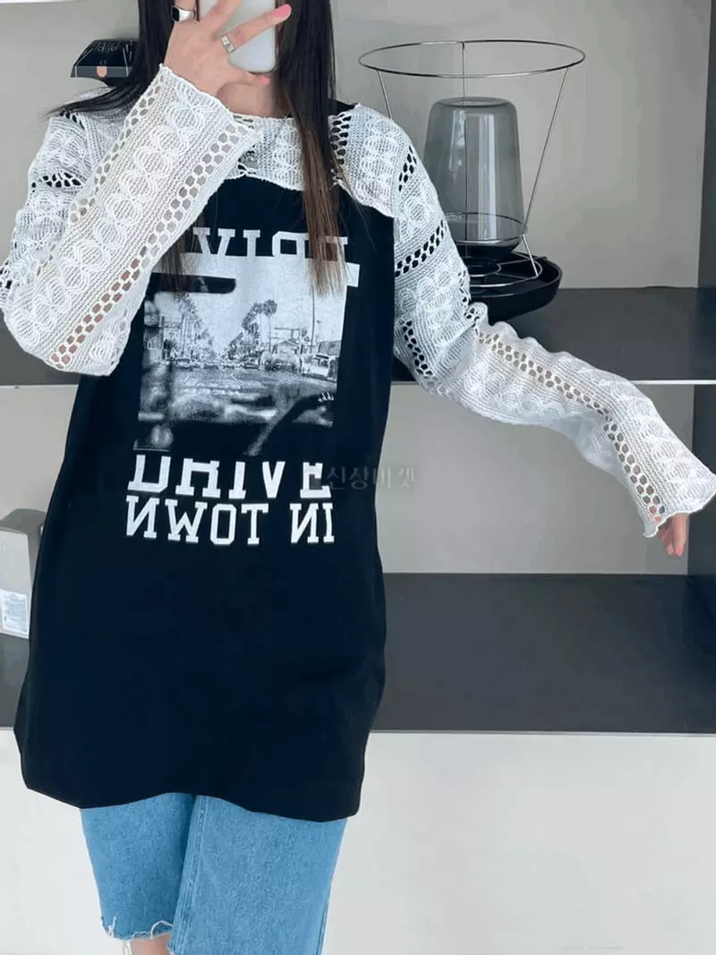 Lovemoment - Korean Women Fashion - #momslook - Nuts Knit Crop Top - 2