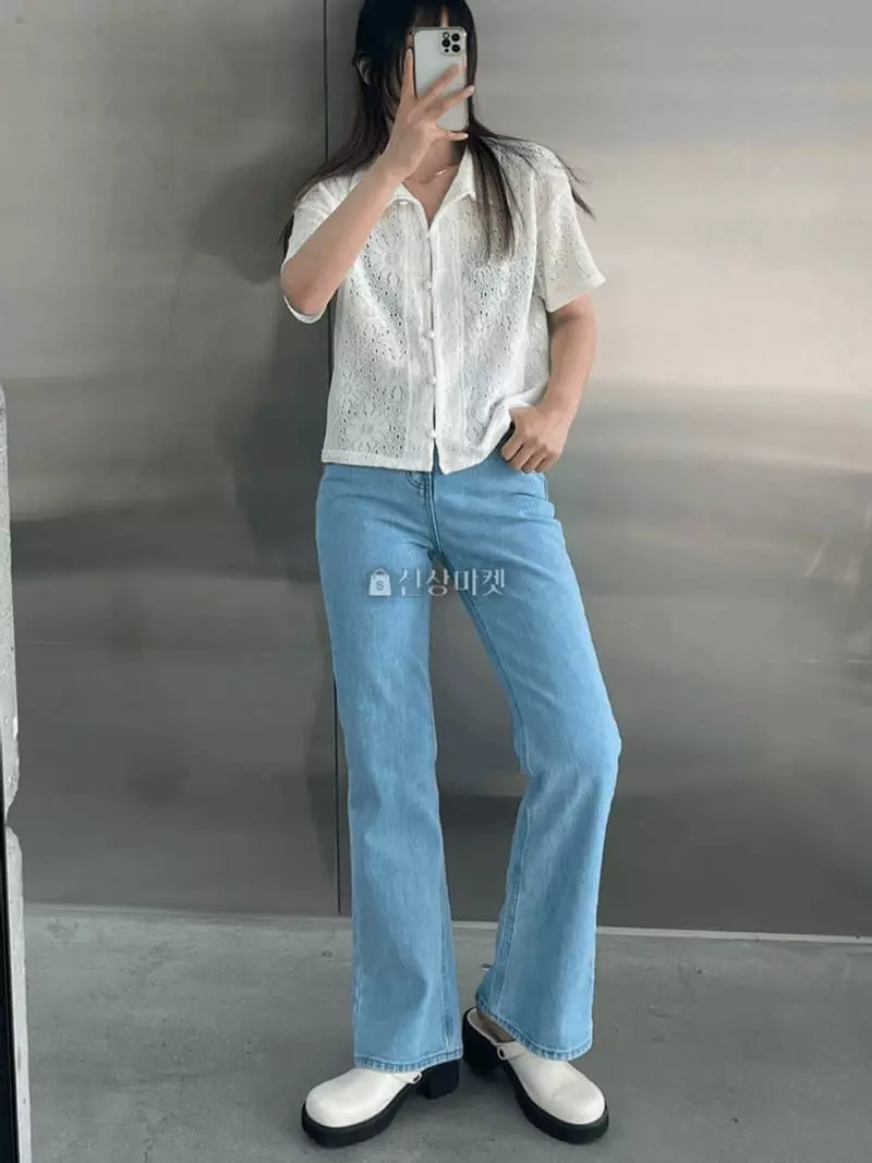 Lovemoment - Korean Women Fashion - #momslook - Croshe Shirt - 3