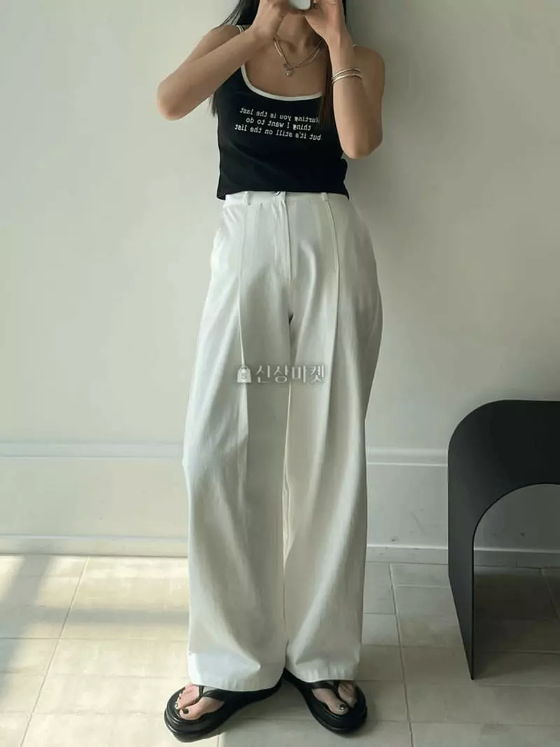 Lovemoment - Korean Women Fashion - #pursuepretty - Egg Pintuck Pants