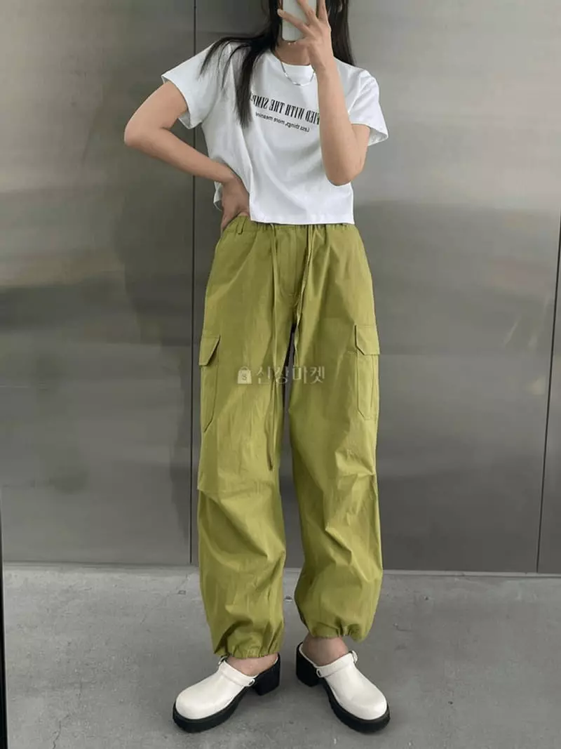 Lovemoment - Korean Women Fashion - #pursuepretty - Cover Pinruck Pants - 4