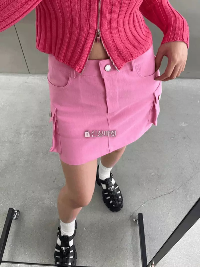 Lovemoment - Korean Women Fashion - #shopsmall - Vintage Mini Skirt