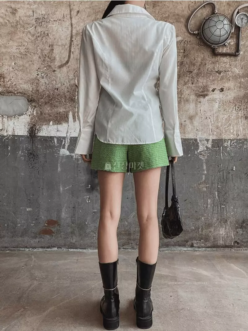 Lovemoment - Korean Women Fashion - #shopsmall - Eyelet Shirt - 4