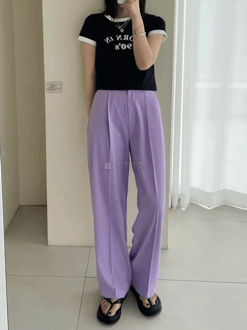 Lovemoment - Korean Women Fashion - #womensfashion - Day Pintuck Pants