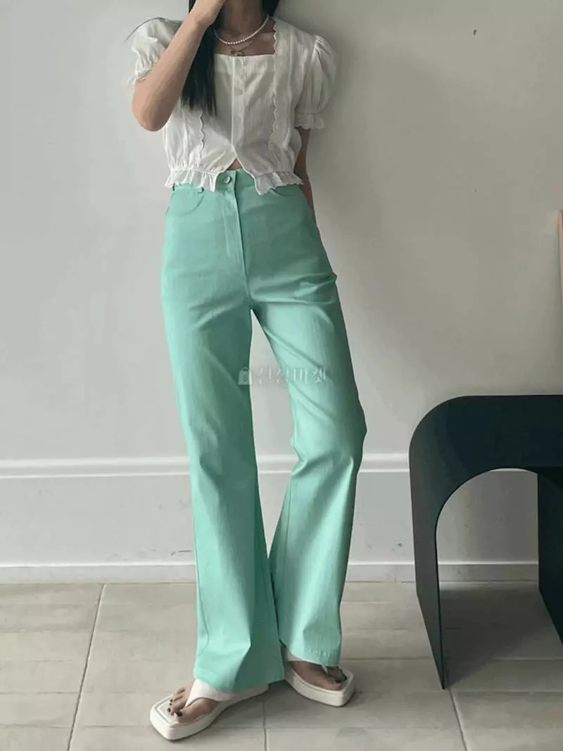 Lovemoment - Korean Women Fashion - #momslook - Latte Lace Blouse - 4