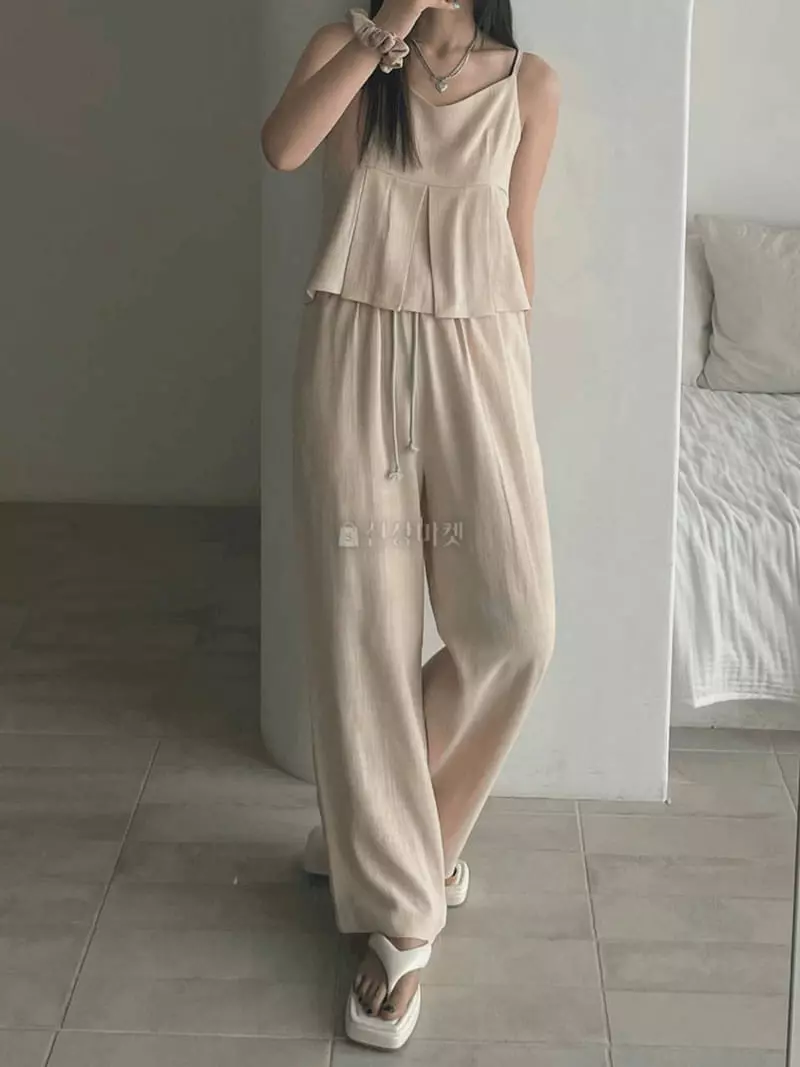 Lovemoment - Korean Women Fashion - #womensfashion - Mare Linen Sleeveless - 3
