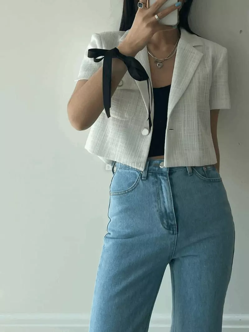 Lovemoment - Korean Women Fashion - #womensfashion - May Twid Jacket - 2