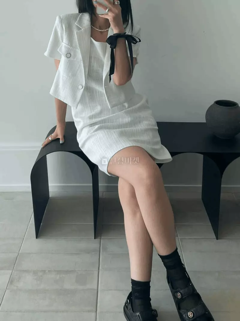 Lovemoment - Korean Women Fashion - #womensfashion - May Twid One-piece - 3
