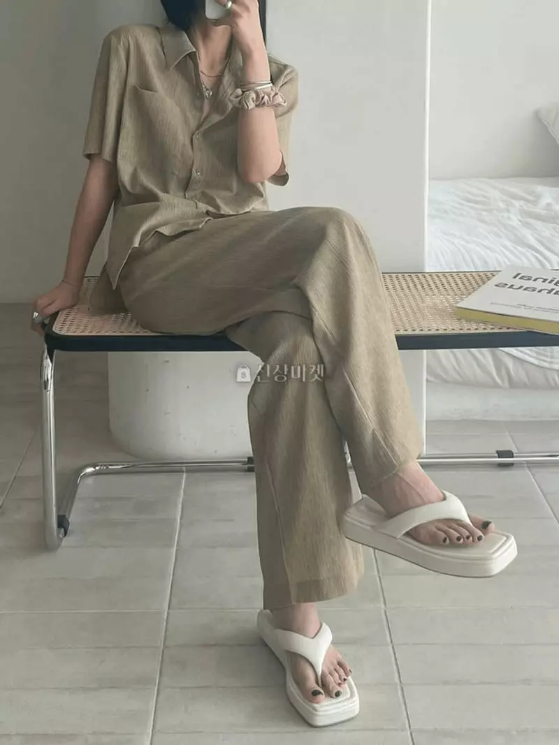 Lovemoment - Korean Women Fashion - #womensfashion - Beth Linen Shirt