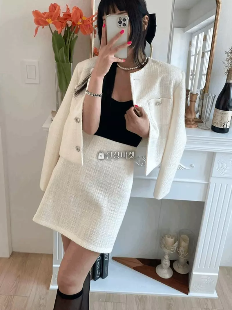 Lovemoment - Korean Women Fashion - #womensfashion - Coco Twid Skirt - 2