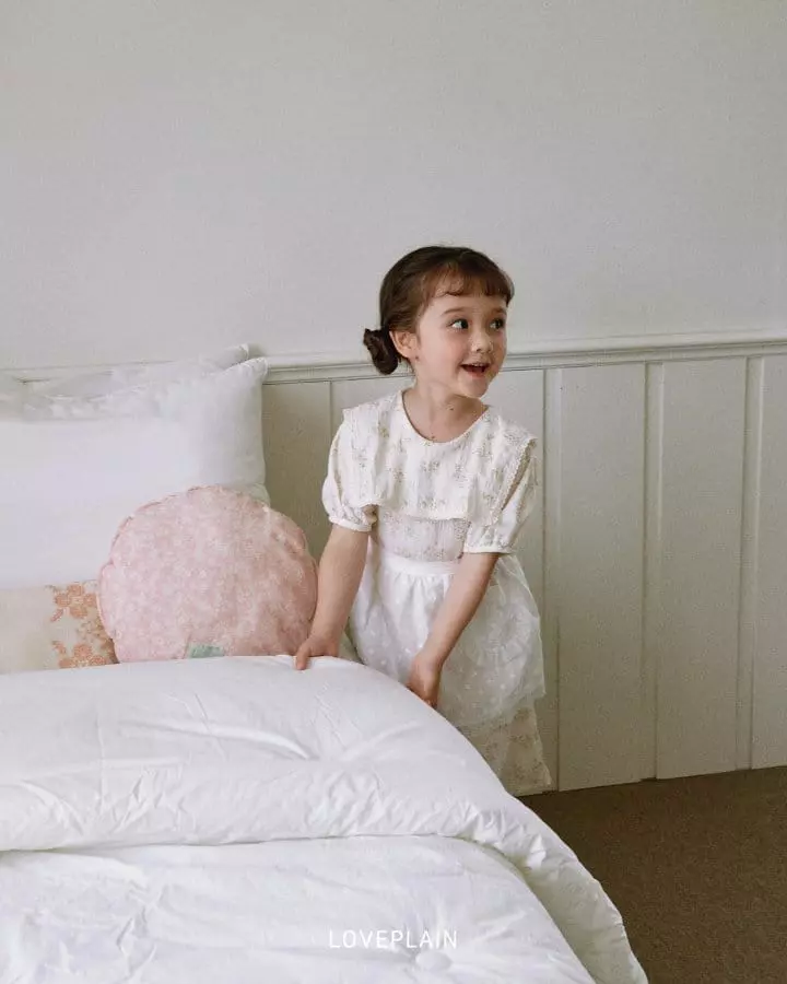 Loveplain - Korean Children Fashion - #discoveringself - Bouquet One-piece