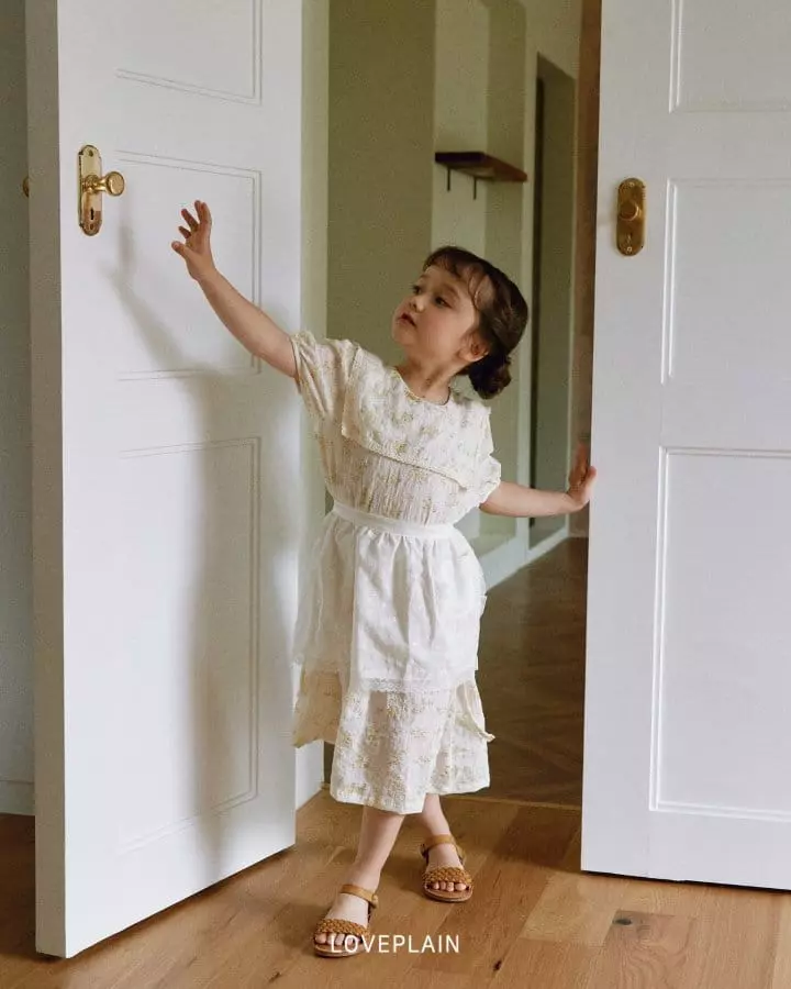Loveplain - Korean Children Fashion - #prettylittlegirls - Love Apron - 2