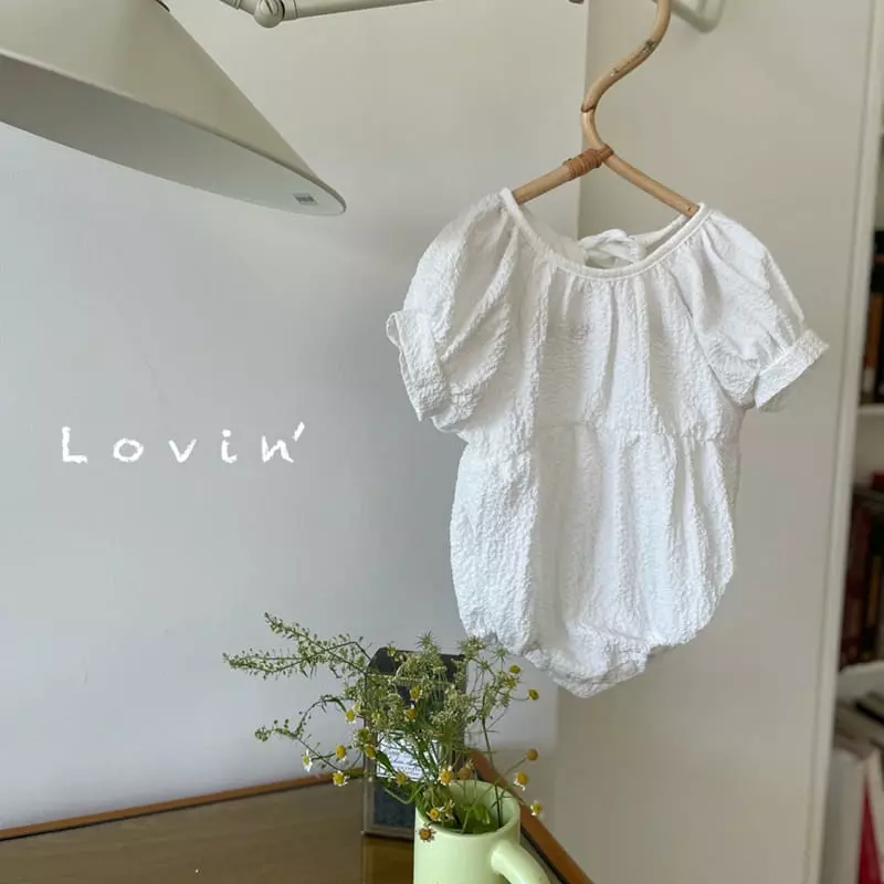 Lovin - Korean Baby Fashion - #babyoutfit - Puff Bodysuit - 8
