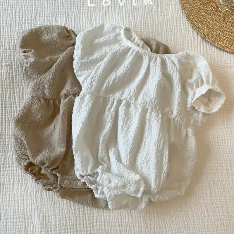 Lovin - Korean Baby Fashion - #babyoutfit - Puff Bodysuit - 9