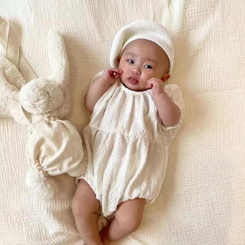 Lovin - Korean Baby Fashion - #onlinebabyshop - Puff Bodysuit - 12