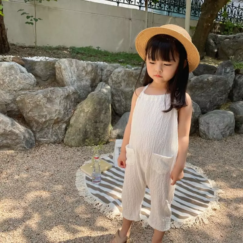 Lovin - Korean Children Fashion - #childofig - String Jumpsuit - 8