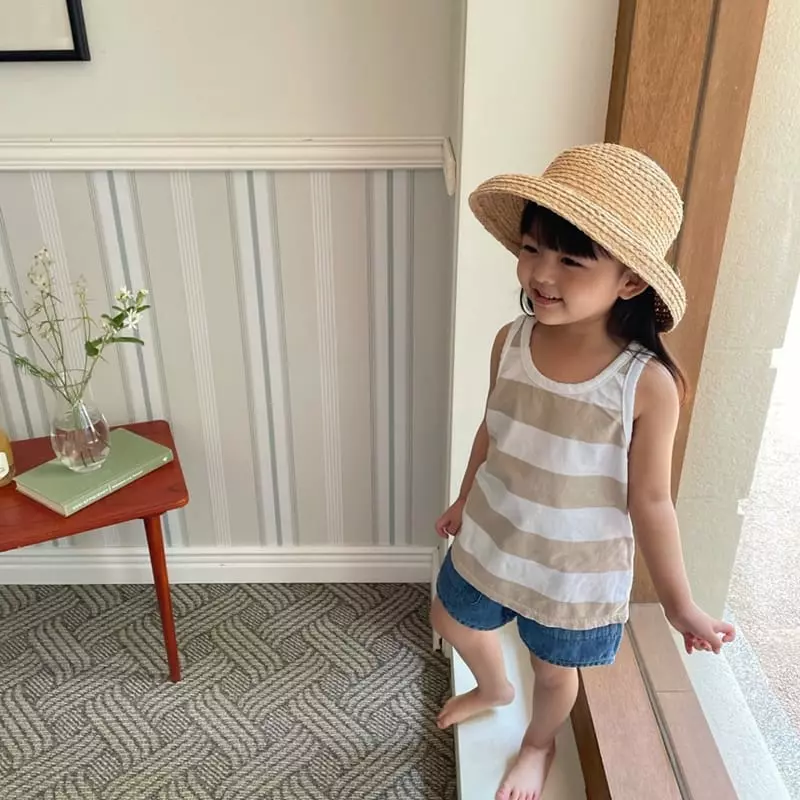 Lovin - Korean Children Fashion - #childofig - Marine Stripes Sleeveless - 6