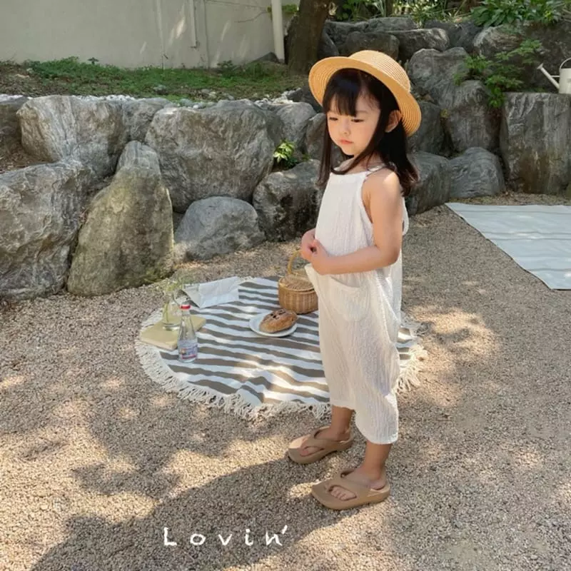 Lovin - Korean Children Fashion - #childrensboutique - String Jumpsuit - 9