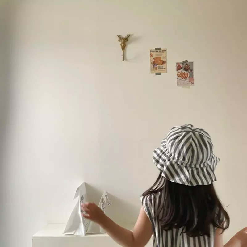 Lovin - Korean Children Fashion - #designkidswear - Western Stripes Jumpsuit - 11