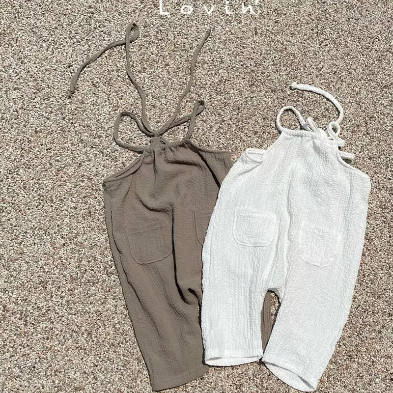 Lovin - Korean Children Fashion - #discoveringself - String Jumpsuit - 11