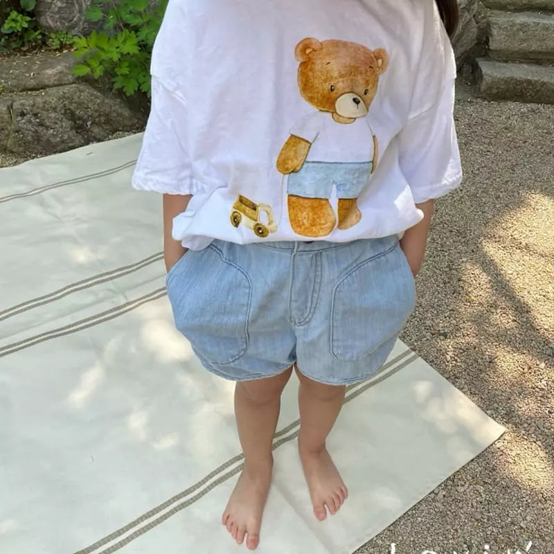 Lovin - Korean Children Fashion - #kidsshorts - Toy Bear Tee - 10