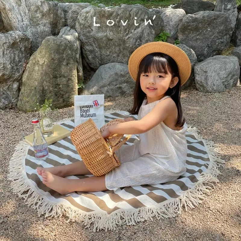 Lovin - Korean Children Fashion - #minifashionista - String Jumpsuit - 4