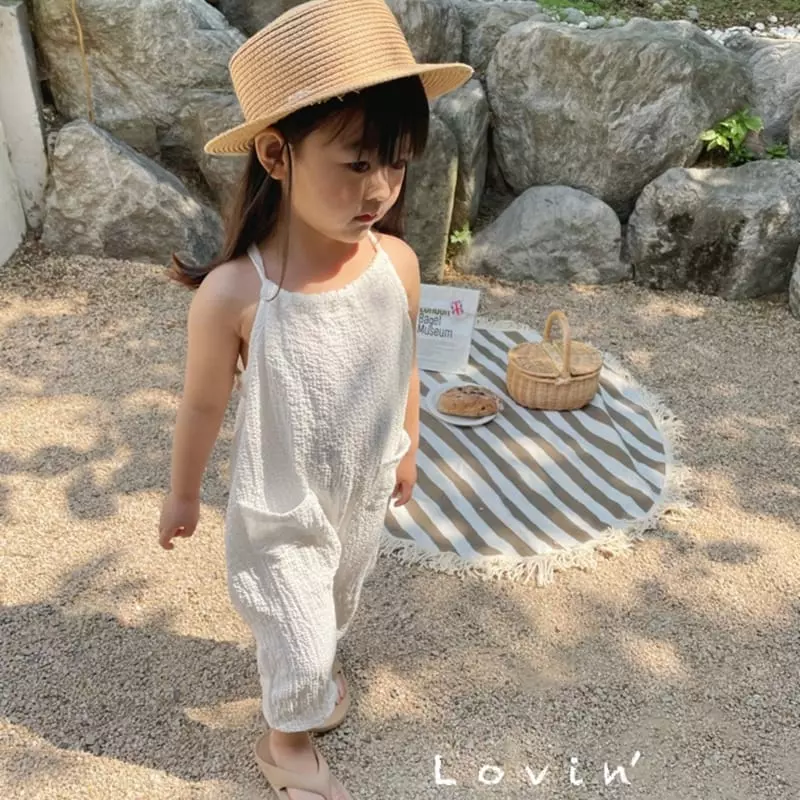 Lovin - Korean Children Fashion - #stylishchildhood - String Jumpsuit - 7
